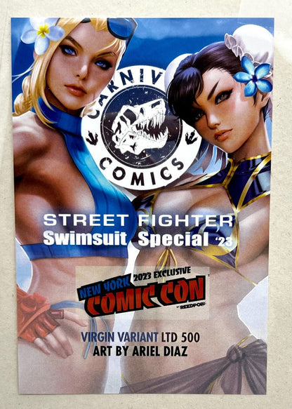 Street Fighter Swimsuit Special CHUN LI CAMMY Ariel Diaz LIMITED 500 NYCC 2023