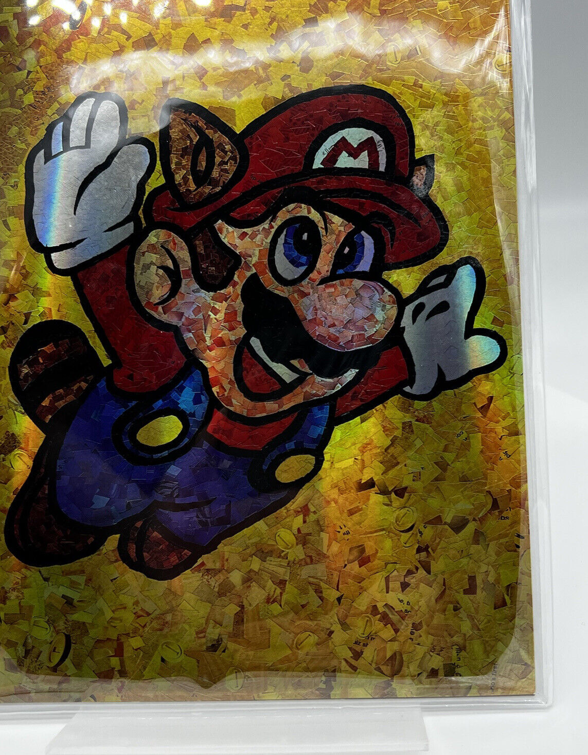 MOSIAC SCRAPBOOK #1 SUPER MARIO BROS KYLE WILLIS SIGNED GOLD FOIL LIMITED 100