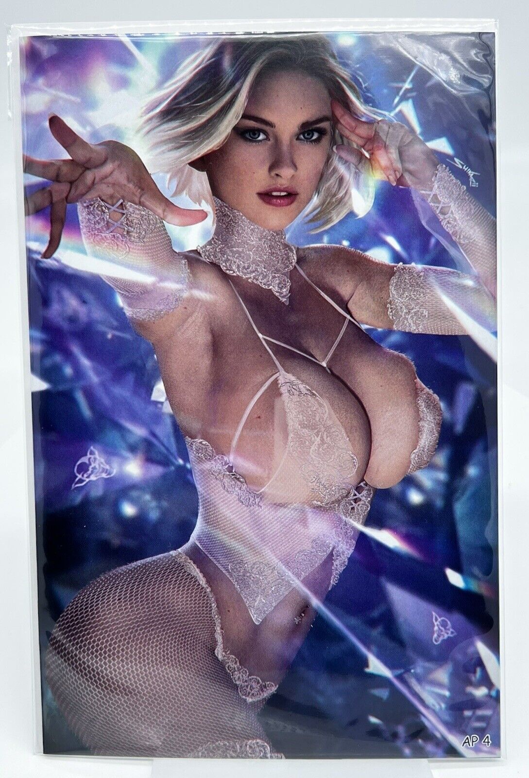 TOTALLY RAD EMMA FROST SHIKARII LIMITD ARTIST EDITION AP #4/10 X-MEN WHITE QUEEN