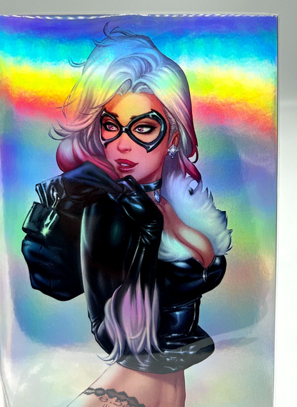 Persuasion #4 Black Cat ERIC EBAS BASALDUA CHROME FOIL LIMITED EDITION #21/100