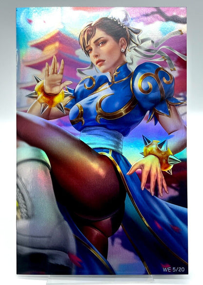 DUTY CALLS GIRLS CHUN LI STREET FIGHTER BRIAN MIROGLIO VIRGIN FOIL LIMITED #5/20