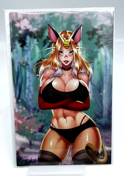 Patriotika United #1 Team Omega Black Pokemon Virgin Lena Dai LIMITED 50 COPIES