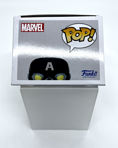 Funko POP! Marvel Studios What If...?  Zombie Captain America #948 HARD CASE