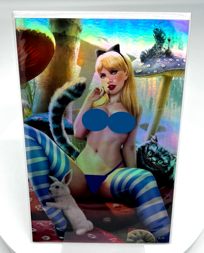 POWER HOUR #1 ALICE WONDERLAND SIDNEY AUGUSTO FOIL LIMITED EDITION #15/20 COPIES