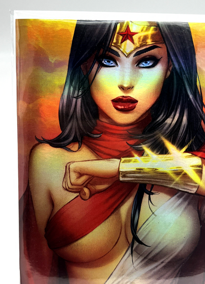 Power Hour #2 Wonder Woman Princess Of Power EBAS VIRGIN FOIL LIMITED #5/20