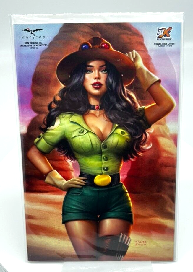 ZENESCOPE VAN HELSING VS THE LEAGUE OF MONSTERS #3 SUN KHAMUNAKI LIMITED 350