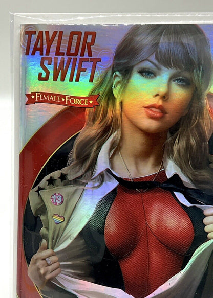 T AYLOR SWIFT FEMALE FORCE SHIKARII TRADE  DRESS FOIL LIMITED EDITION #33/50