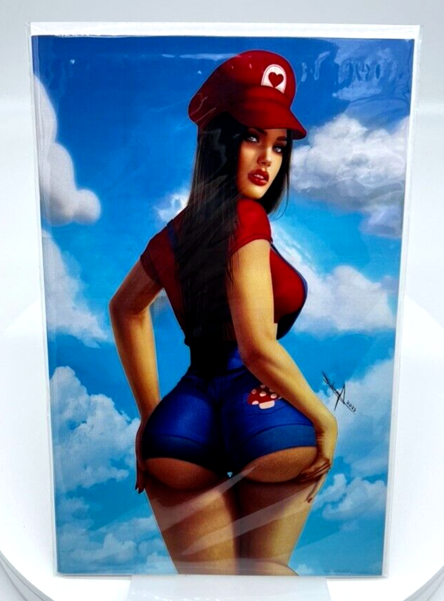 M HOUSE SUPER MARIO COSPLAY SIDNEY AUGUSTO VIRGIN LIMITED EDITION 100 MELINDA'S