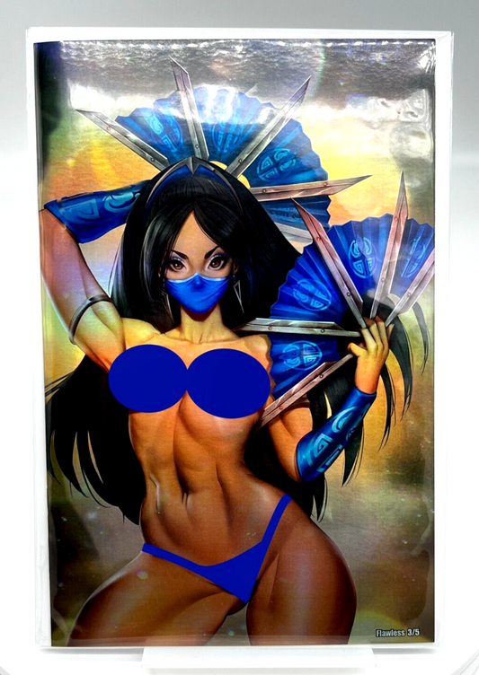 Flawless Universe Presents KITANA MORTAL KOMBAT VORTEX FOIL VIRGIN LIMITED #3/5