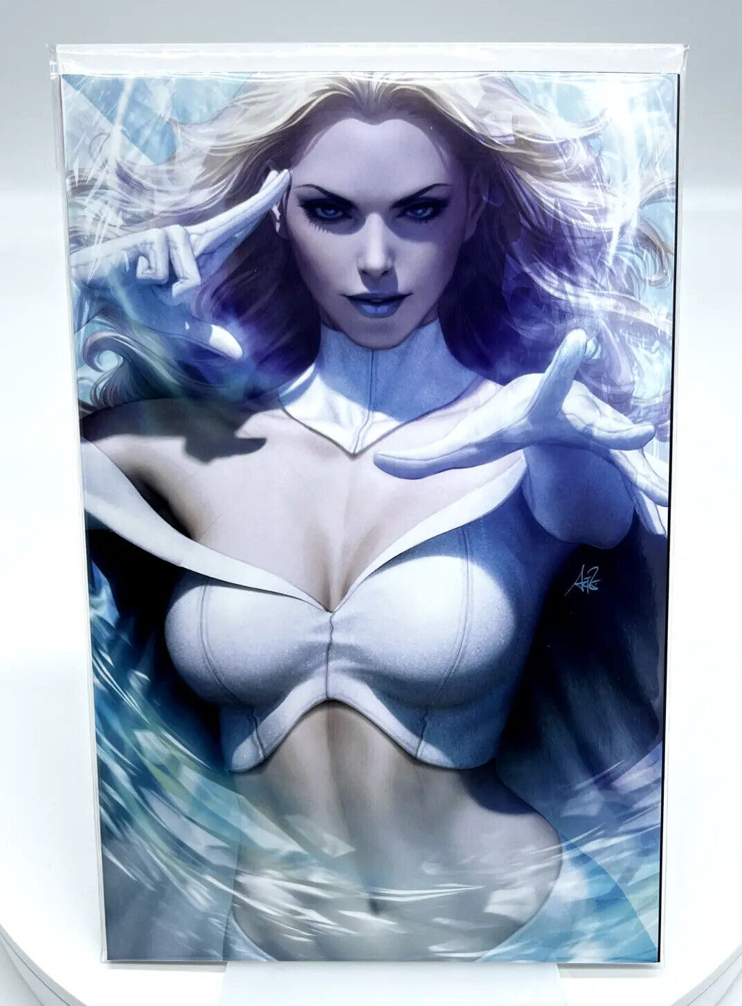 Marvel Comics #1000 White Queen Virgin Artgerm 80TH ANNIVERSARY X-MEN EMMA FROST