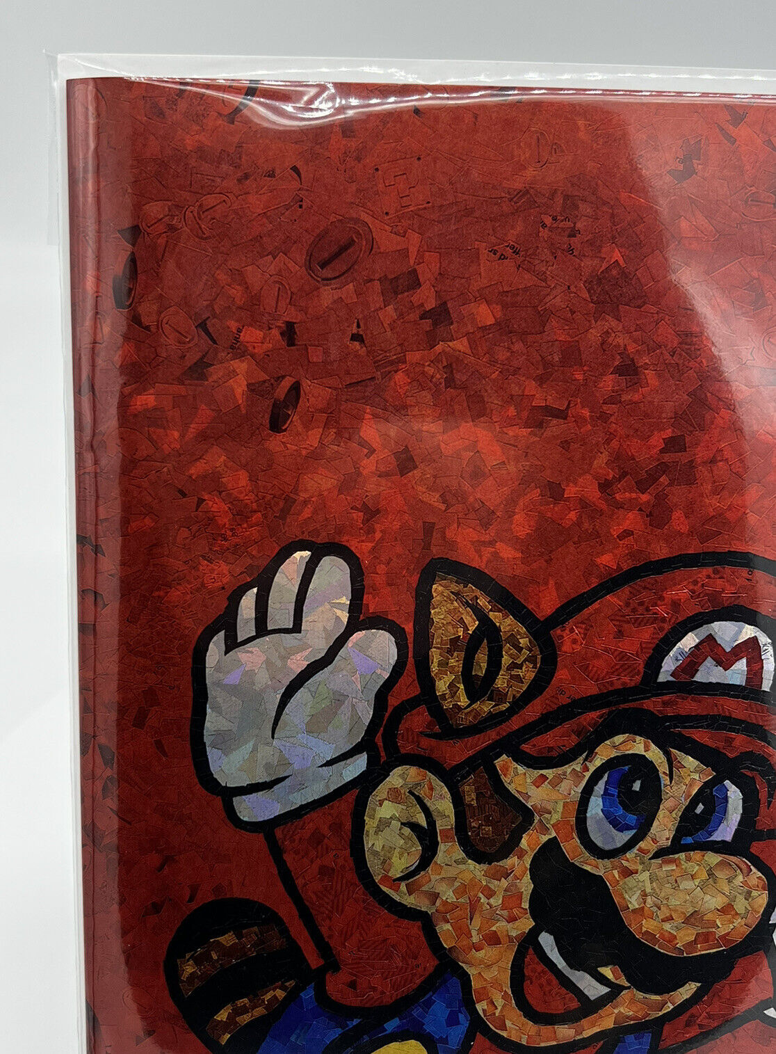 MOSIAC SCRAPBOOK #1 ITS A ME SUPER MARIO BROS KYLE WILLIS RED FOIL LTD #62/150