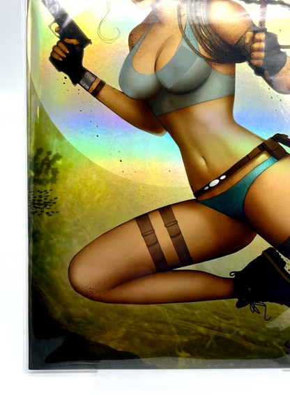 Tomb Raider Lara Croft Nathan Szerdy  Virgin Foil Limited Edition #20