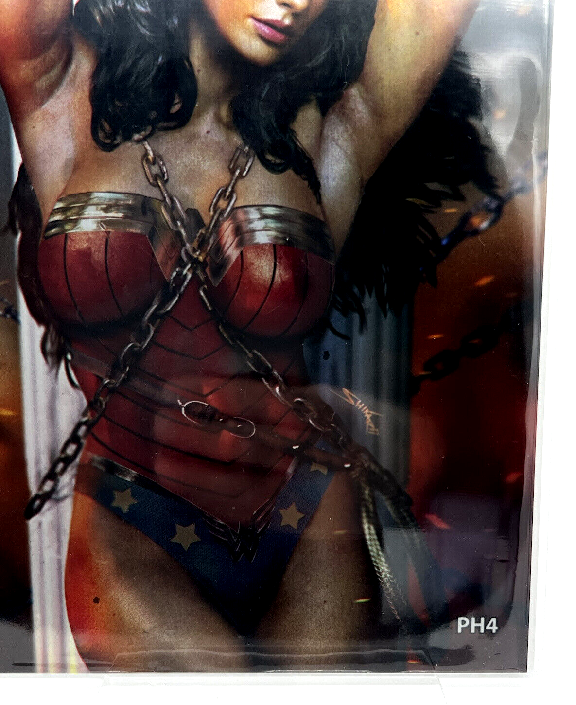 POWER HOUR #1 AMAZON WONDER WOMAN SHIKARII METAL LIMITED PUBLISHER EDITION #4/5