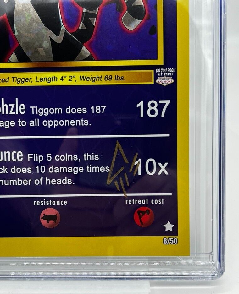 TIGGOMVERSE Pokémon JAVAN JORDON Foil LIMITED #8/50 COPIES SIGNED GRADED CGC 9.8