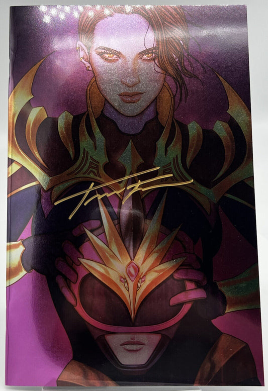 POWER RANGERS UNLIMITED COINLESS 1 JENNY FRISON VIRGIN FOIL SIGNED SDCC #204/400