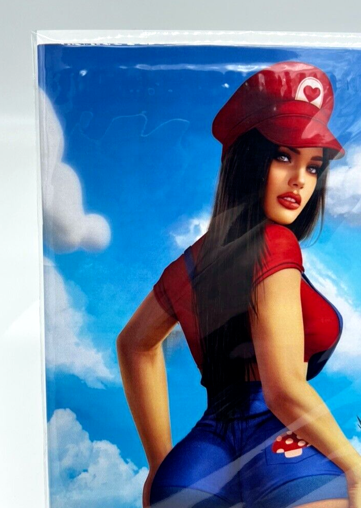 M HOUSE SUPER MARIO COSPLAY SIDNEY AUGUSTO VIRGIN LIMITED EDITION 100 MELINDA'S