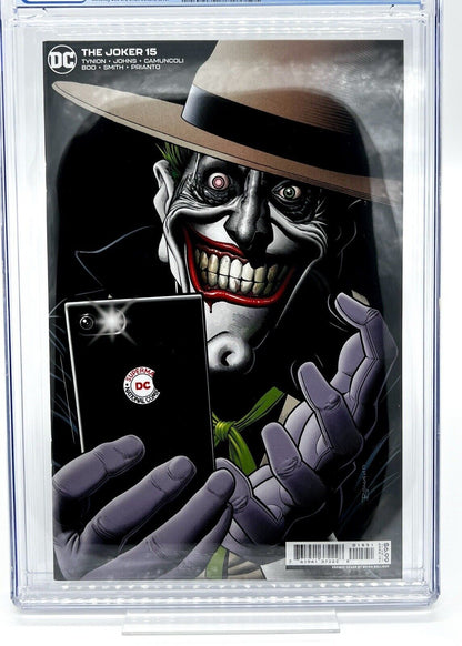 THE JOKER #15 THE KILLING JOKE  BRIAN BOLLAND GRADED CGC 9.8 BATMAN DC COMICS