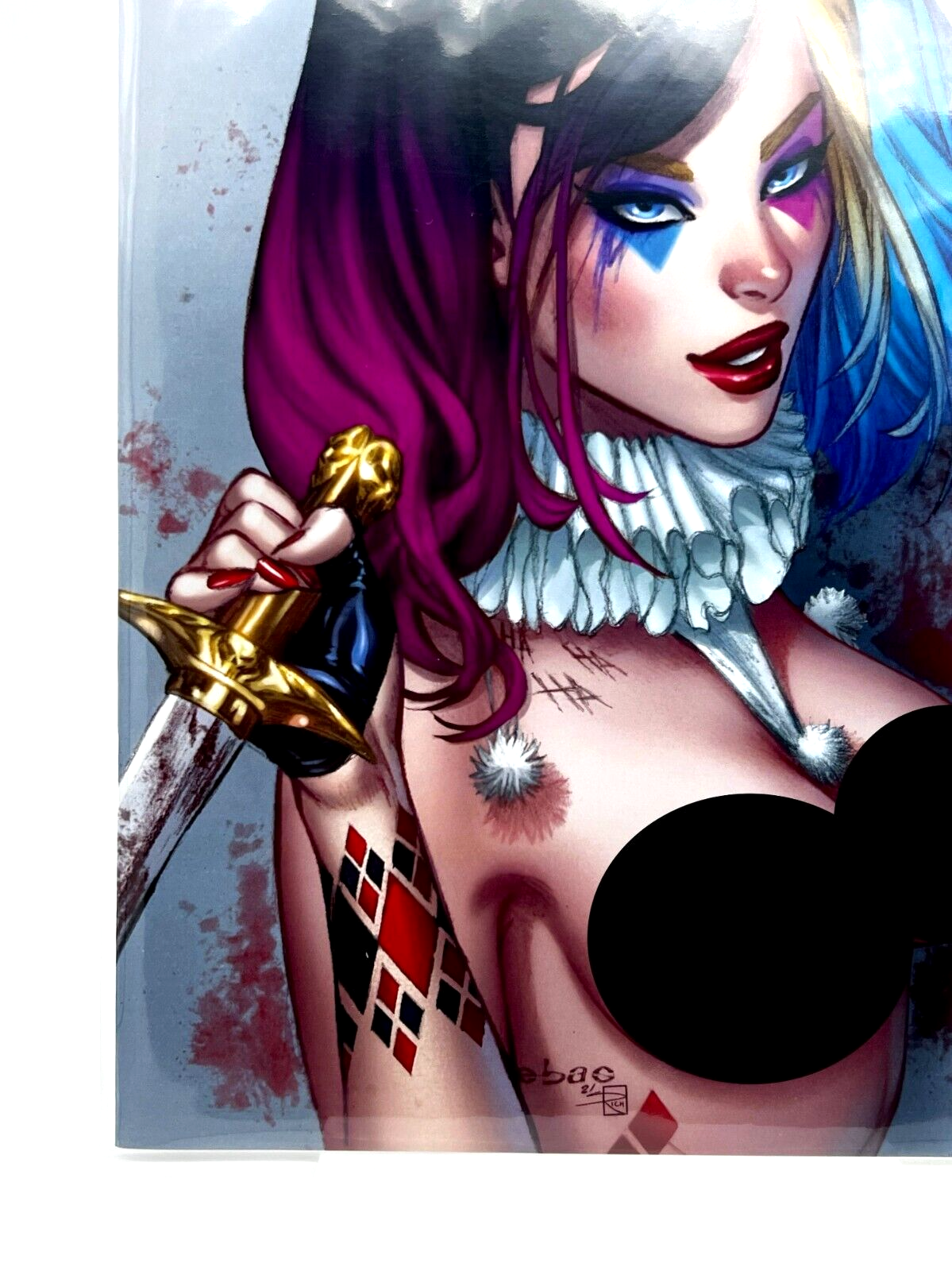 HARLEY QUINN HARDLEE THINN EBAS VIRGIN LIMITED EDITION #14/50 SUICIDE SQUAD DC