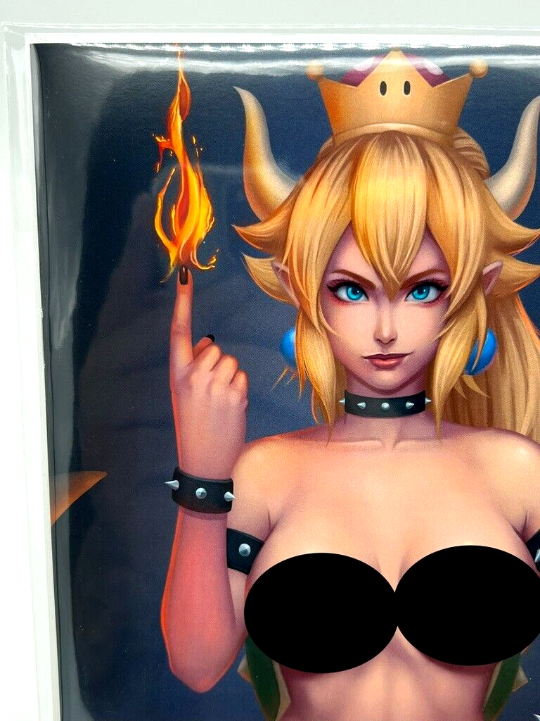 M HOUSE PEACH BOWSETTE CARLOS VASS VIRGIN MELINDA'S COMICS SUPER MARIO BOWSER