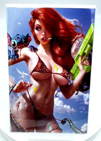 Jessi Zombie Witch Hunter Jessica Rabbit Stitch Shikarii Limited Edition 350