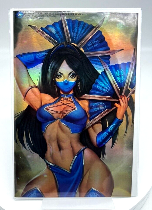 Flawless Universe Presents KITANA MORTAL KOMBAT VORTEX FOIL VIRGIN LIMITED 50