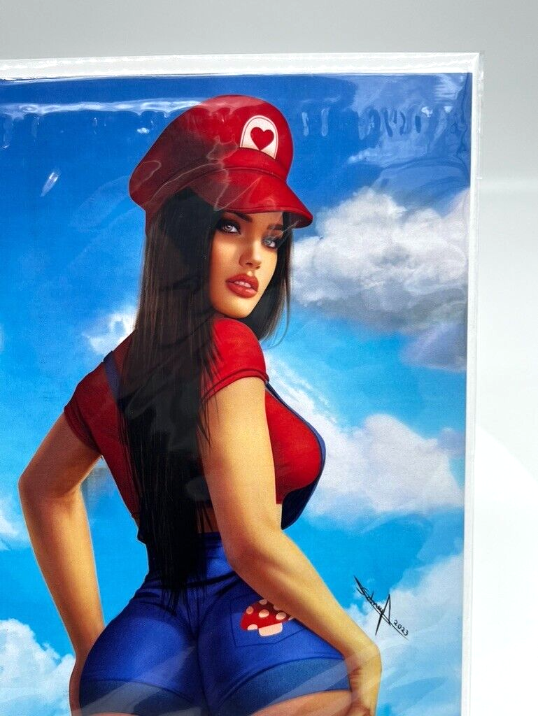 M HOUSE SUPER MARIO COSPLAY SIDNEY AUGUSTO VIRGIN LIMITED EDITION 100 MELINDA'S