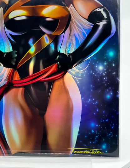 Faros Lounge Ms Marvel FERNANDO ROCHA VIRGIN FOIL LIMITED 20 Melinda's Comic