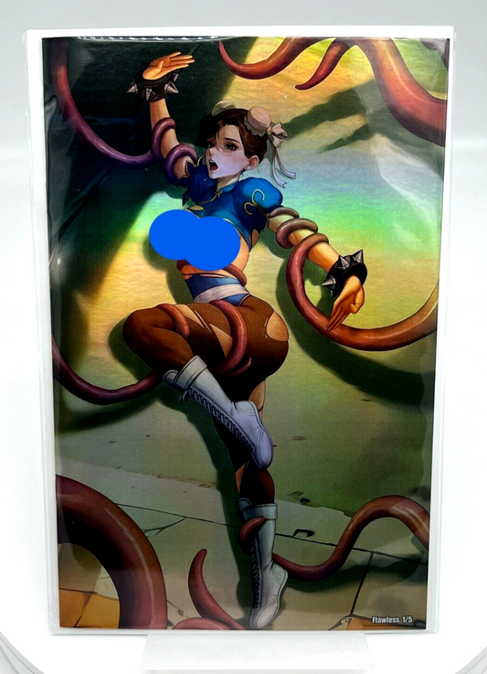 FLAWLESS UNIVERSE CHUN-LI STREET FIGHTER FOIL VIRGIN LIMITED #1/5 FIRST PRINT