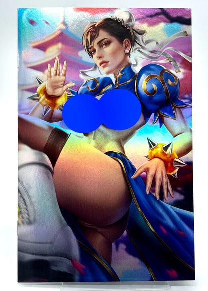 DUTY CALLS GIRLS CHUN LI STREET FIGHTER BRIAN MIROGLIO VIRGIN FOIL LIMITED 20