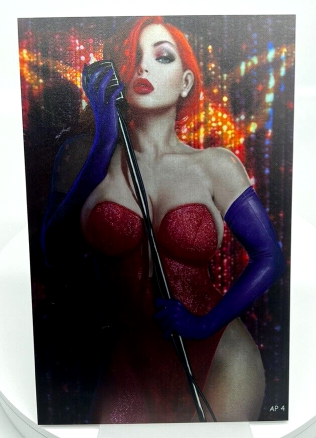 TOTALLY RAD JESSICA RABBIT SHIKARII METAL COVER LIMITED ARTIST EDITION #4/10