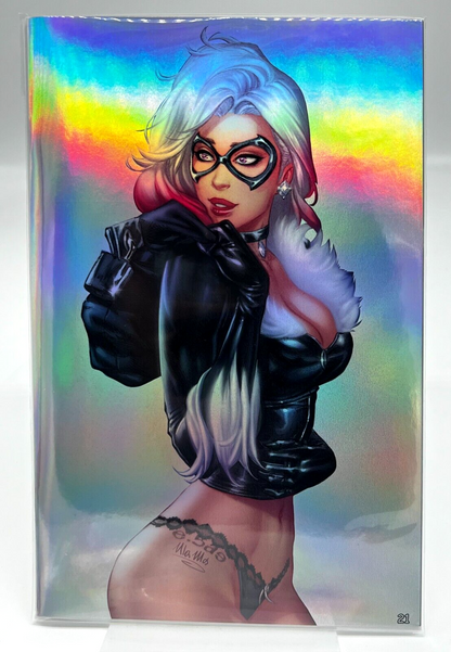 Persuasion #4 Black Cat ERIC EBAS BASALDUA CHROME FOIL LIMITED EDITION #21/100