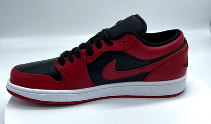 Nike Air Jordan 1 Low Gym Red Black White NEW MENS SHOES SIZE 9 US 553558-606