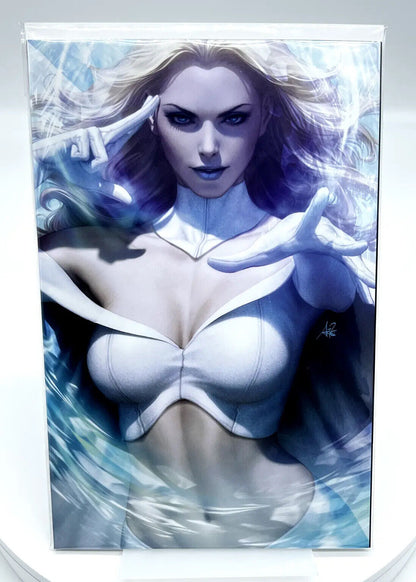 Marvel Comics #1000 White Queen Virgin Artgerm 80TH ANNIVERSARY X-MEN EMMA FROST