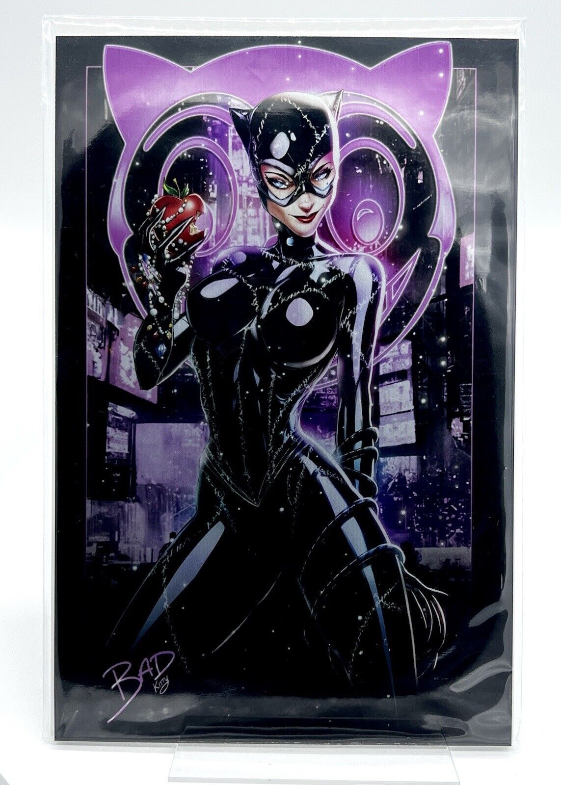 Daughters of Eden Catwoman Jamie Tyndall Virgin PINK METAL Limited  20 NYCC 2022