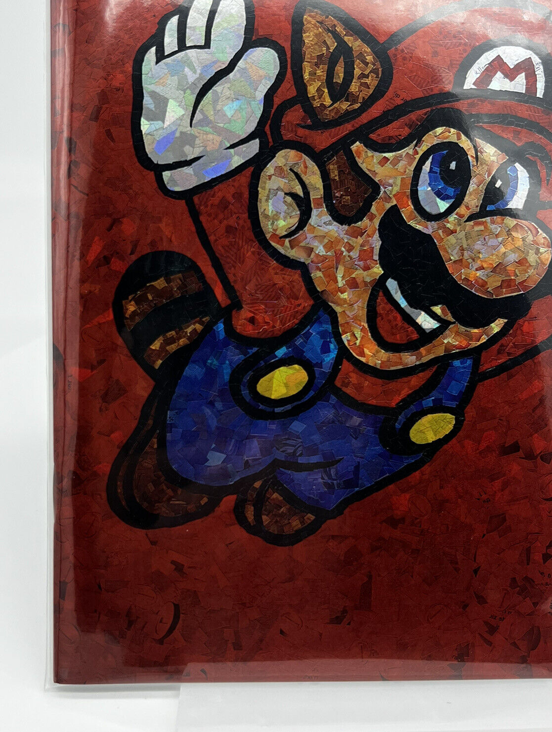 MOSIAC SCRAPBOOK #1 ITS A ME SUPER MARIO BROS KYLE WILLIS RED FOIL LTD #62/150