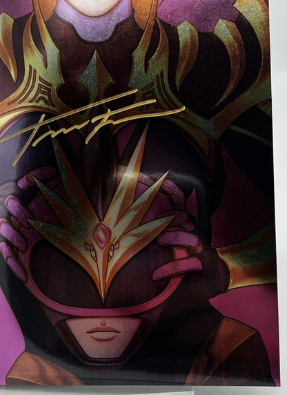 POWER RANGERS UNLIMITED COINLESS 1 JENNY FRISON VIRGIN FOIL SIGNED SDCC #204/400