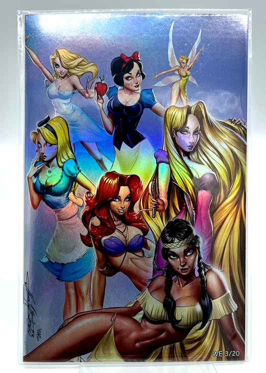 FLAWLESS UNIVERSE DISNEY PRINCESS BRIAN MIROGLIO VIRGIN FOIL LIMITED #3/20