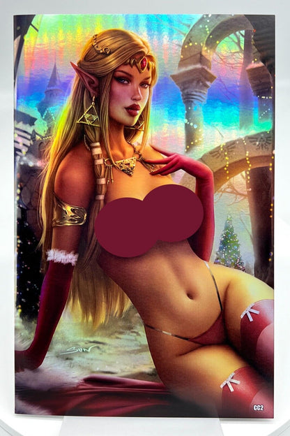 Power Hour #1 Princess Zelda  Sun Khamunaki FOIL LIMITED PUBLISHER EDITION #2/5