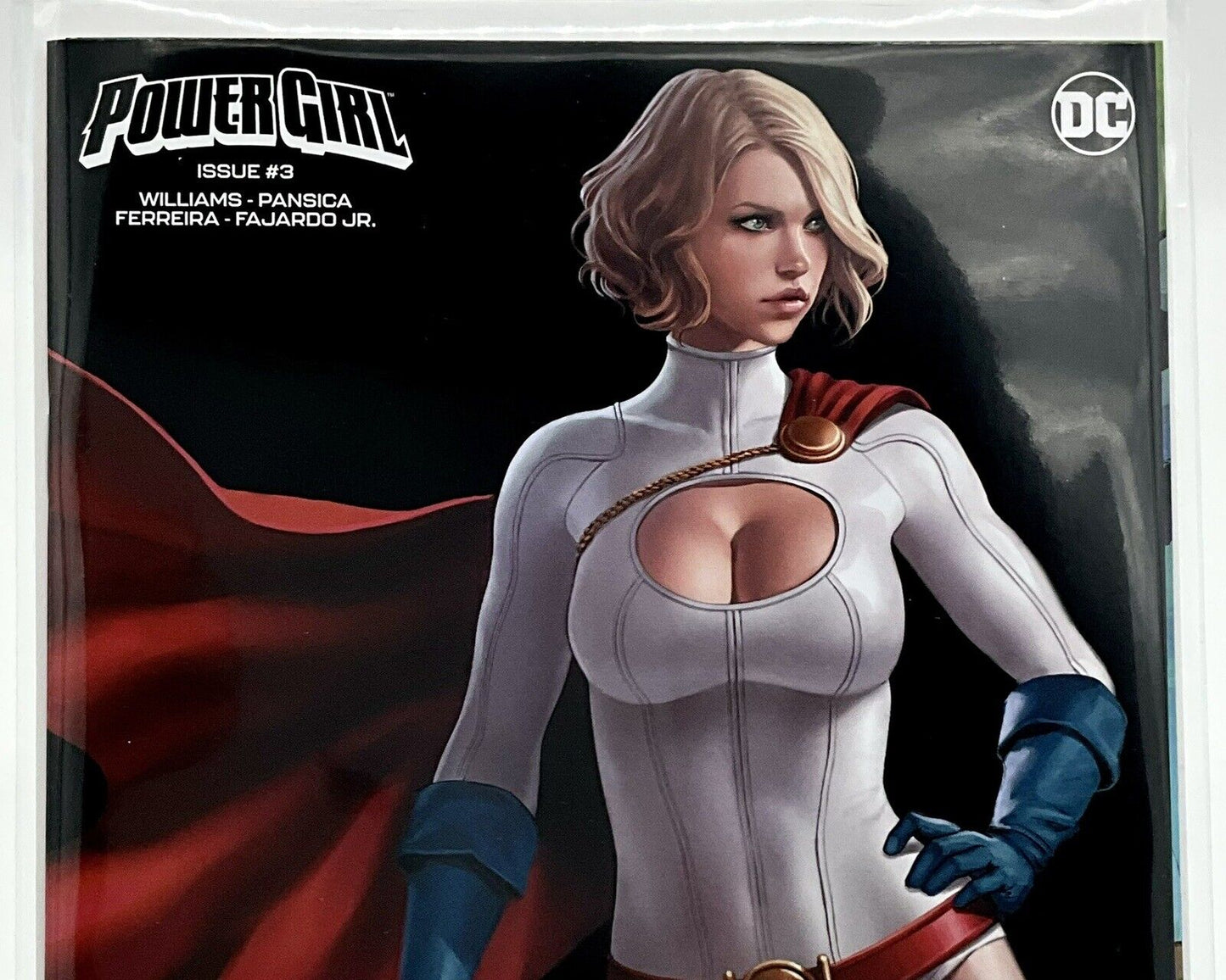 POWER GIRL #3  IVAN TALAVERA MINIMAL TRADE LIMITED EDITION 1500 DC COMICS