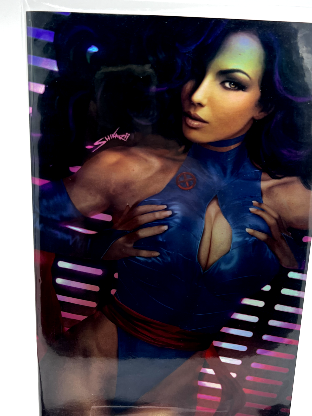 CON ARTIST PSYLOCKE COSPLAY SHIKARII FOIL LIMITED EDITION 10 COPIES X-MEN MARVEL