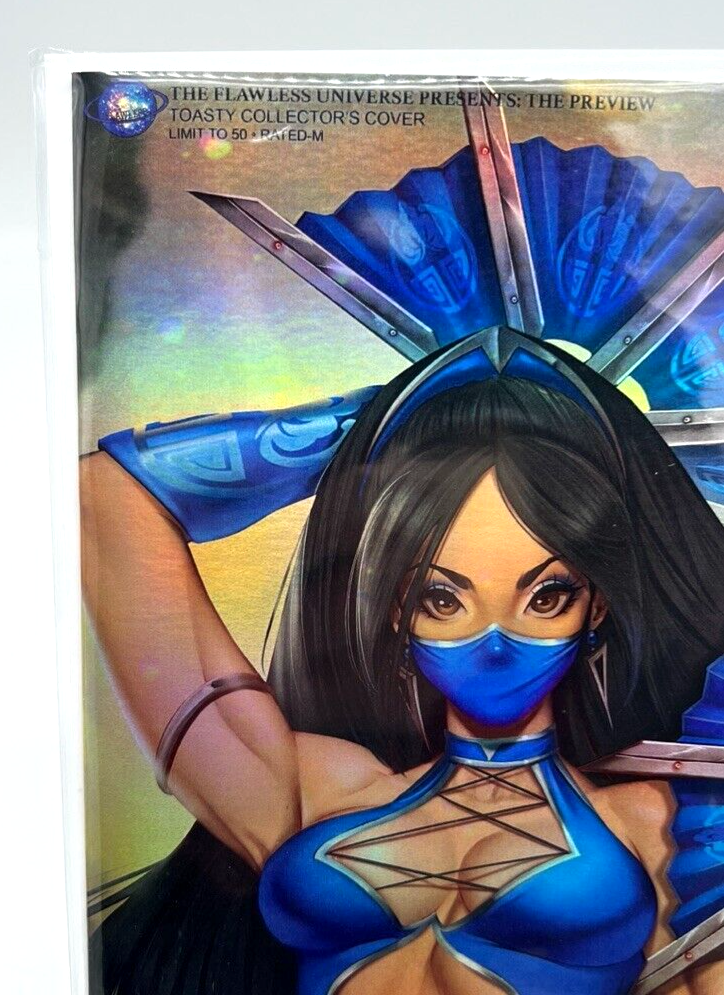 Flawless Universe Presents KITANA MORTAL KOMBAT VORTEX FOIL VIRGIN LIMITED 50