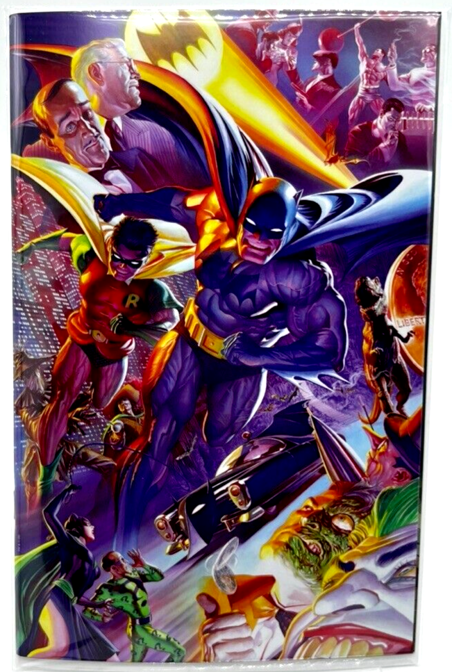 THE HISTORY OF BATMAN ALEX ROSS 75TH ANNIVERSARY VIRGIN LIMITED EDITION 250