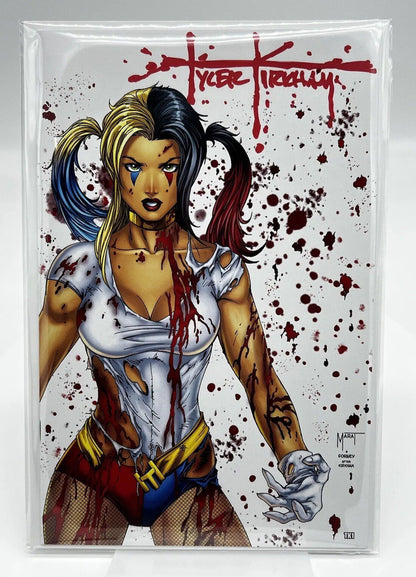 HARDLEE THINN INVINCIBLE BATTLE DAMAGED VIRGIN TYLER KIRKHAM ARTIST EDITION #1/5