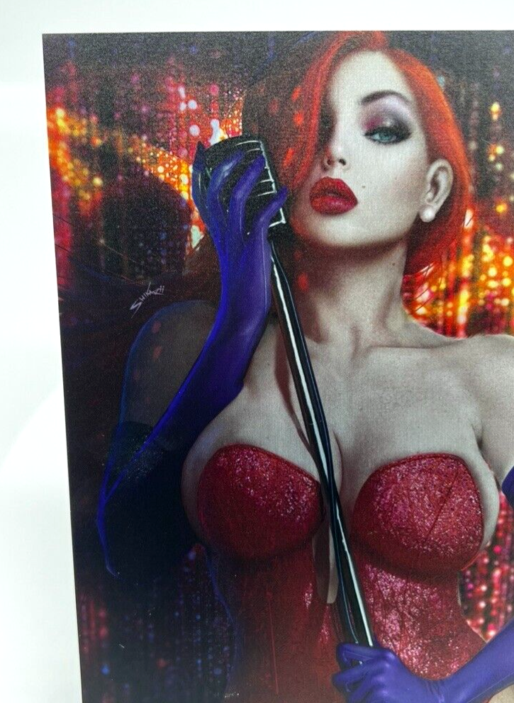 TOTALLY RAD JESSICA RABBIT SHIKARII METAL COVER LIMITED ARTIST EDITION #4/10