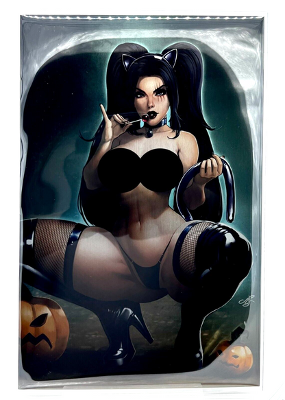 MERC HALLOWEEN SPECIAL KITTY MR GUNN VIRGIN METAL COVER LIMITED EDITION 50