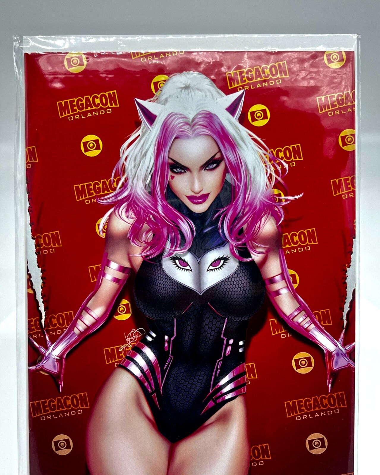 Miss Meow #1  Ariel Diaz Virgin Megacon Exclusive Merc Publishing