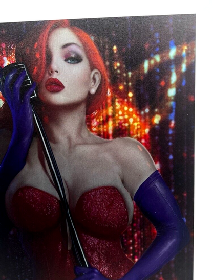 TOTALLY RAD JESSICA RABBIT SHIKARII METAL COVER LIMITED ARTIST EDITION #4/10