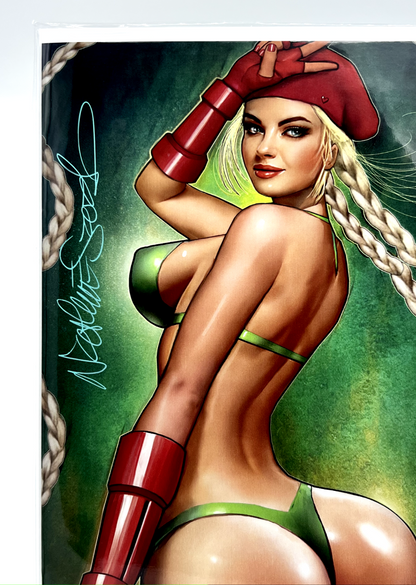 Zirty Girlz #3 Cammy Street Fighter Nathan Szerdy Signed Virgin Limited Edition