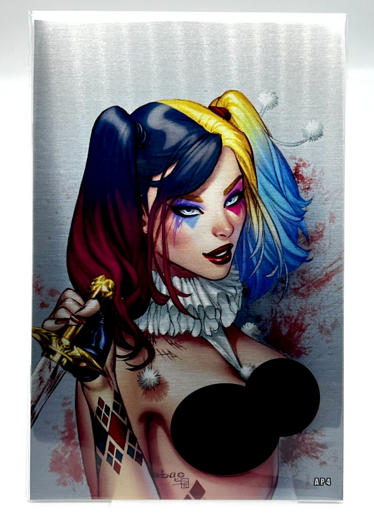 HARLEY QUINN HARDLEE THINN EBAS VIRGIN METAL CVR LIMITED ARTIST EDITION AP#9/10