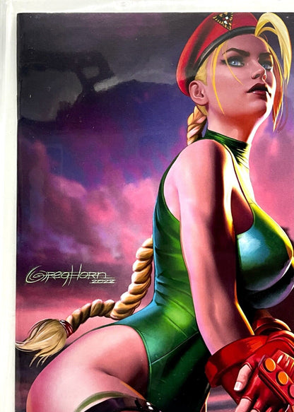 STREET FIGHTER CAMMY SUNSET VIRGIN GREG HORN LIMITED EDITION ARTIST PROOF #18/50